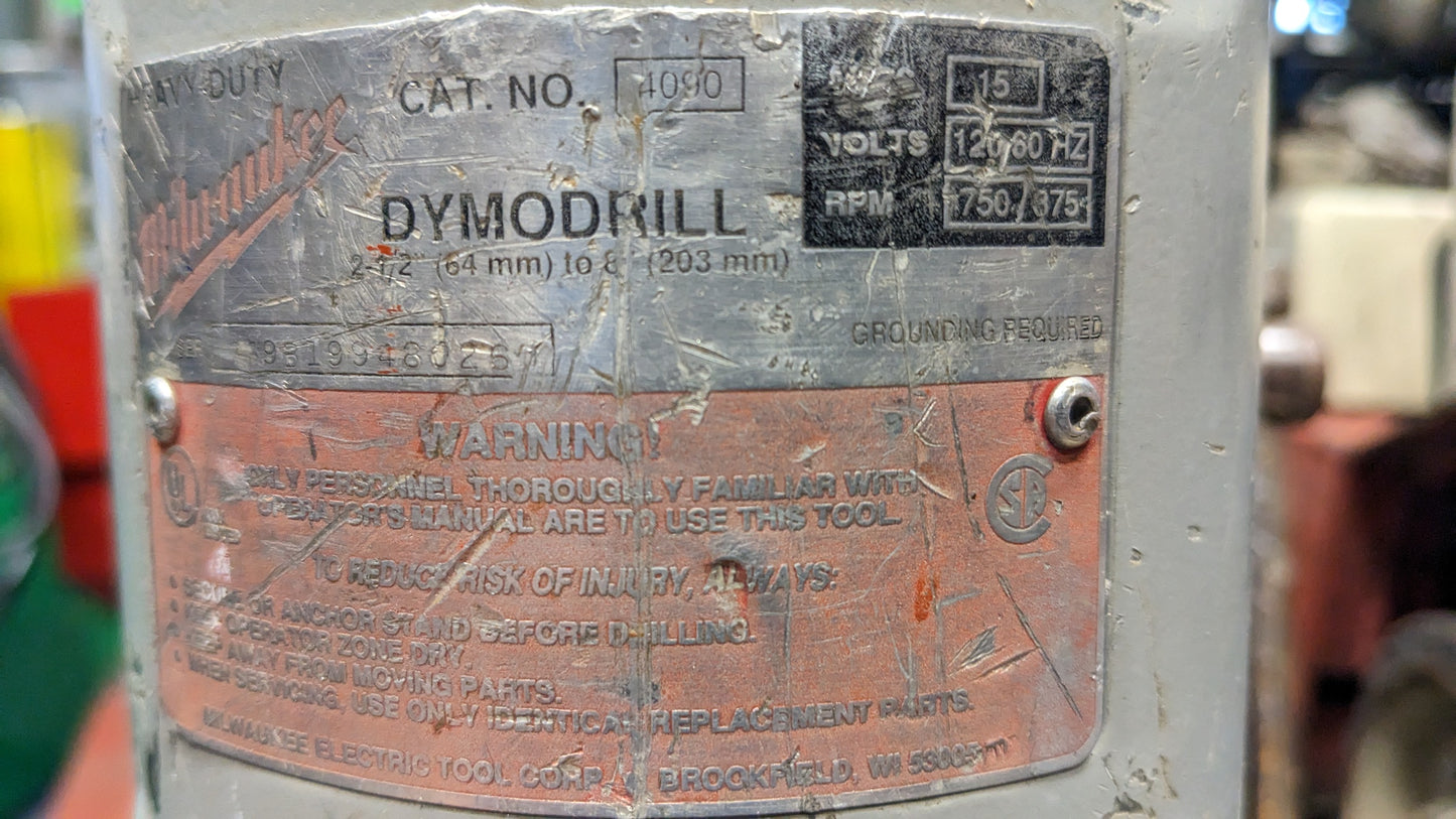 Milwaukee Core Drill on Stand 2 Speed