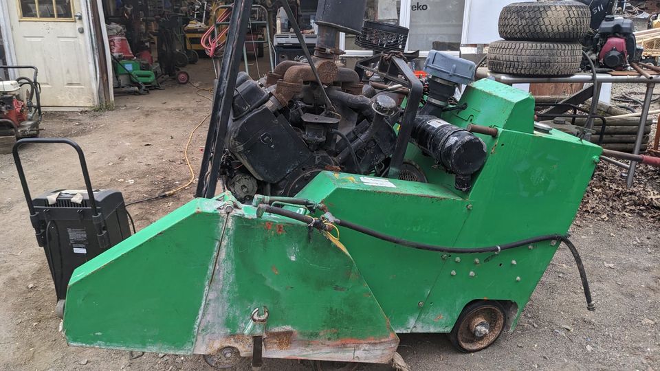ProCut Self Propelled Concrete Saw 36" 65hp Wisconsin Engine only 770hrs