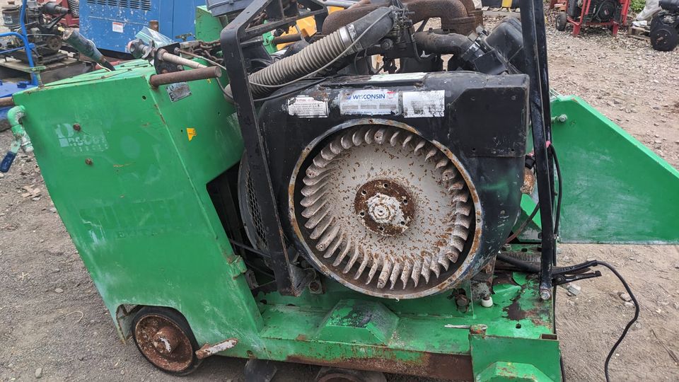 ProCut Self Propelled Concrete Saw 36" 65hp Wisconsin Engine only 770hrs
